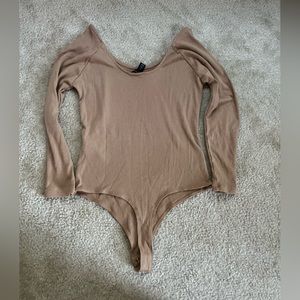 Banana Republic Light Brown Bodysuit Size Small NWOT